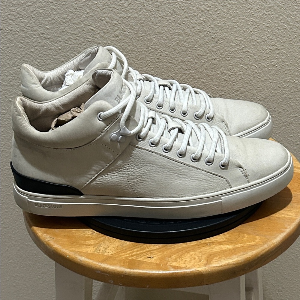 Blackstone PM-57 Windchime Mid Top Leather Sneaker. Size 45 EU 11.5 US - Picture 5 of 7